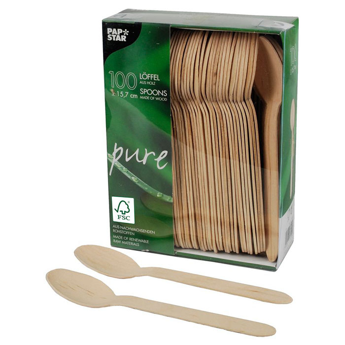 Bestick sked PURE FSC 15,7cm 100/FP