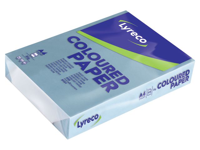 Kopieringspapper LYRECO A4 80g ljusblå 500/FP