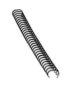 Wirespiraler 34-öglor 10mm svart 100/FP