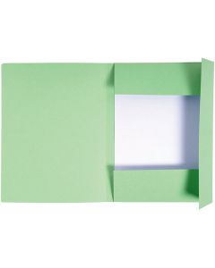Kartongmapp EXACOMPTA 3-klaff A4 grön