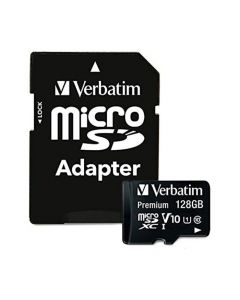 Minneskort VERBATIM Micro SDXC 128GB C10