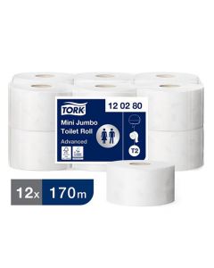 Toalettpapper TORK Advanced T2 2-lag 12rl/FP