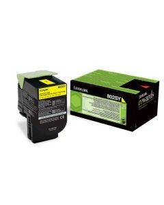 Toner LEXMARK 80C2SM0 802SY gul