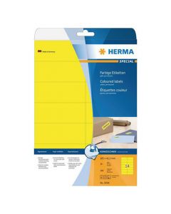 Etikett HERMA 105x42,3mm gul 280/FP