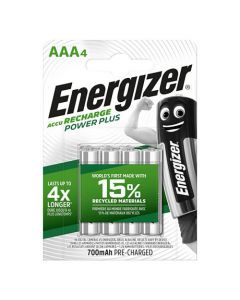 Batteri Laddbar ENERGIZER P-P AAA 4/FP