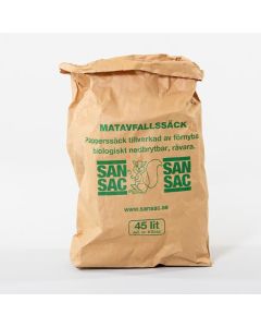 Matavfallspåse SANSAC Papp 45L 20/FP