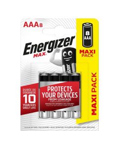 Batteri ENERGIZER Max AAA 8/FP