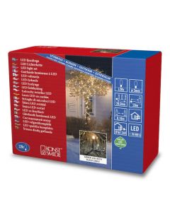 Ljusslinga 120 amber micro LED 19m svart
