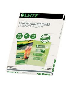 Laminat LEITZ A5 80mic 100/FP