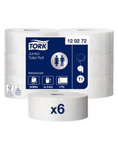 Toalettpapper TORK Advanced T1 2-lag 360m 6rl/FP