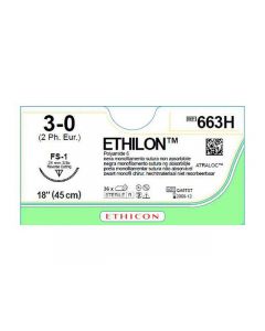 Sutur Ethilon 3-0 FS-1 45cm 36/FP