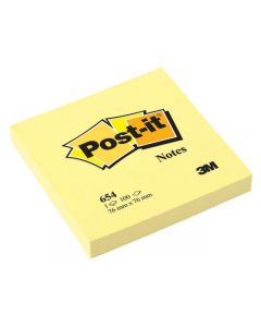 Notes POST-IT 76x76mm gul