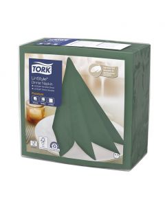 Servett TORK LinStyle grön 39x39cm  50/fp