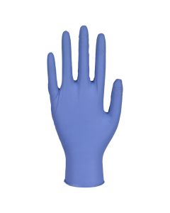 Handske nitril puder-/acceleratorfri blå XS 100/FP