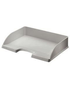 Brevkorg öppen långsida LEITZ Plus grå