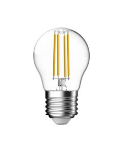 LED-lampa E27 Klot 230V Klar 4,5W (40W) 470lm