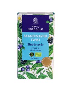 Te Arvid Nordquist Eko Blåbärssnår svart te 25/fp