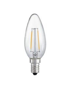 LED-lampa Kronljus E14 230V Klar 2,5W (25W) 250lm