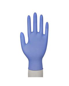 Handske nitril puder-/acceleratorfri blå XL 100/FP