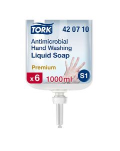 Tvål TORK S1 Antimikrobiell flytande 1L