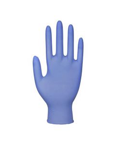Handske Nitril puderfri blå S 200/FP