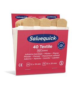 Plåster SALVEQUICK refill textil 40/FP