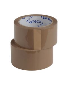 Packtejp LYRECO PP 50mm x 100m brun 6/FP