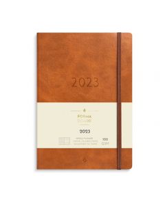 Stor Veckokalender Forma Deluxe brun - 5960