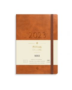 Liten Veckokalender Forma Deluxe brun - 5961