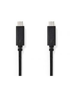 Kabel NEDIS USB-C - USB-C 1m svart