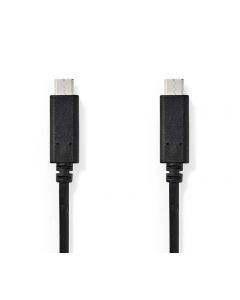 Kabel NEDIS USB-C - USB-C 2m svart