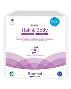Duschtvål STERISOL Ultra Hair&Body 2,5L