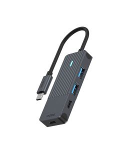 Hub RAPOO USB-C 4-port C+A