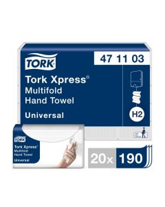 Handduk TORK Universal H2 2-lag 3800/FP