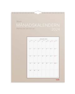 Väggkalender Stora Månadskalendern - 1726