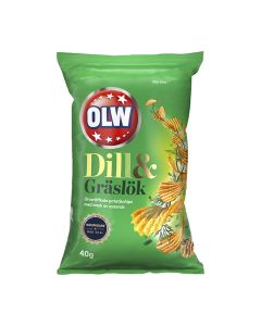Chips OLW Dill&Gräslök 20x40g