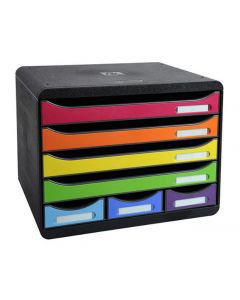 Blankettbox EXACOMPTA Harlequin 7 lådor