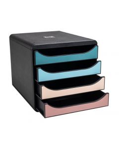 Blankettbox EXACOMPTA Skandi 4 lådor