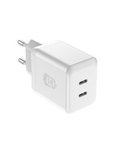 Laddare Vägg UPSTRÖM 35W Dual USB-C GaN