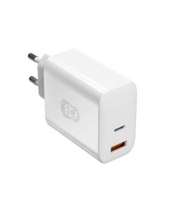 Laddare Vägg UPSTRÖM 65W Dual USB-C GaN