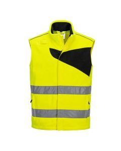 Fleeceväst PW2 hi-vis gul 4XL