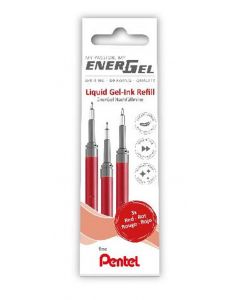 Refill PENTEL EnerGel needle röd 3/fp