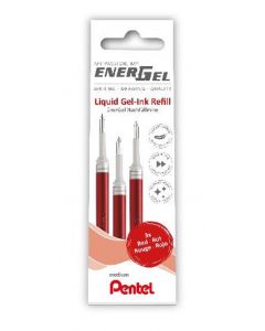 Refill PENTEL EnerGel LR7 0,7 röd 3/fp
