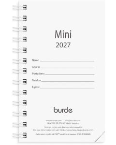 Kalender Mini 2027 refill