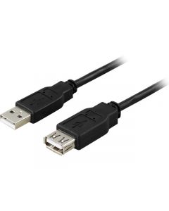 Kabel DELTACO USB 2.0 förlängning 3m