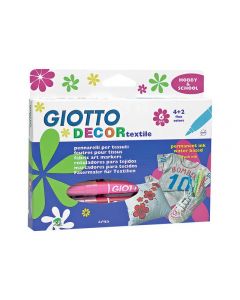 Textilfärgpenna GIOTTO Decor 6/FP