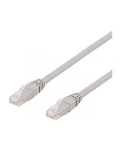 Kabel DELTACO Nätverk UTP Cat6a 3m grå
