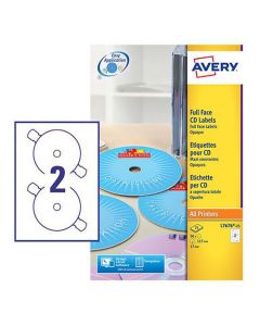 Etikett AVERY CD laser/inkjet 50/FP