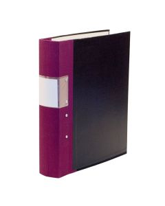 Kontorspärm neutral A4 60mm vinröd