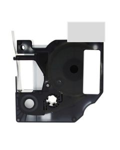 Tape D1 6mm Vit på Klar